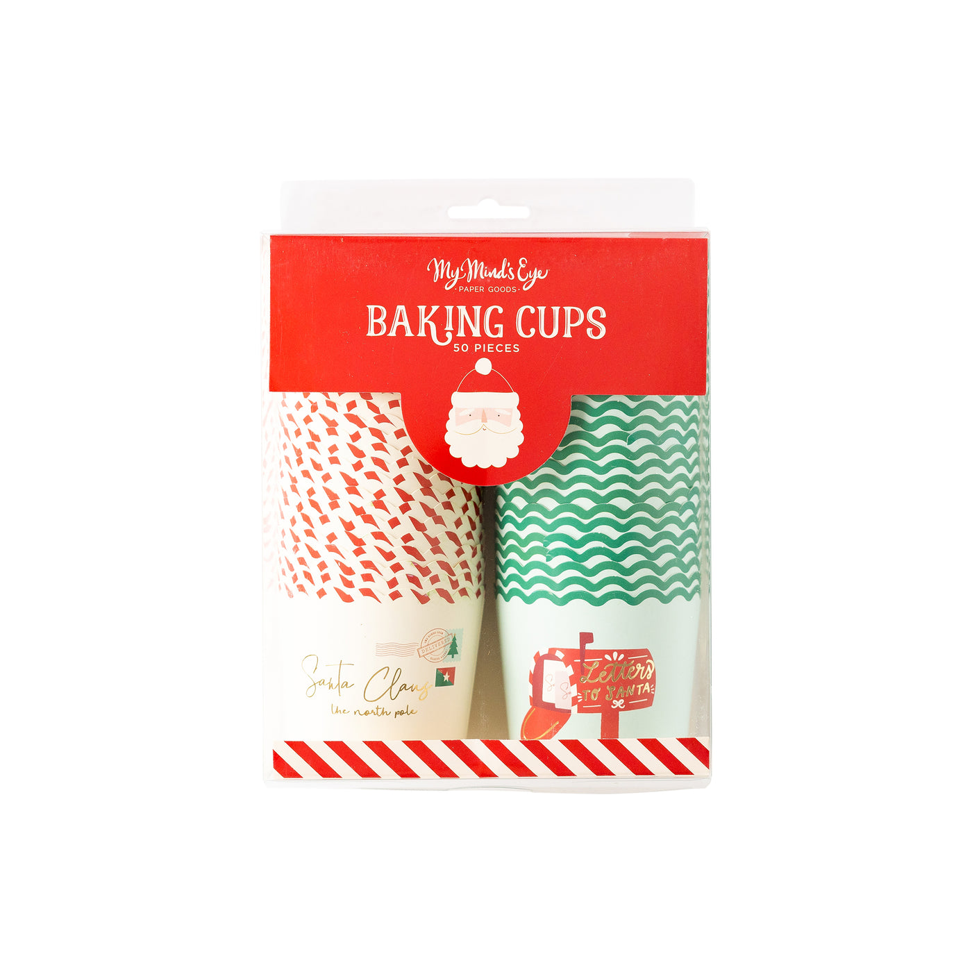 Foiled Dear Santa Baking Cups (50 pcs)