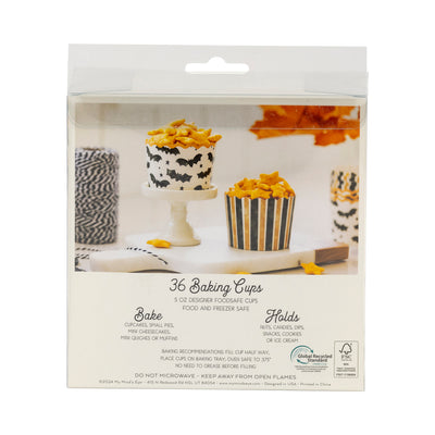 Watercolor Bats 5 oz Baking Cups (36 ct)