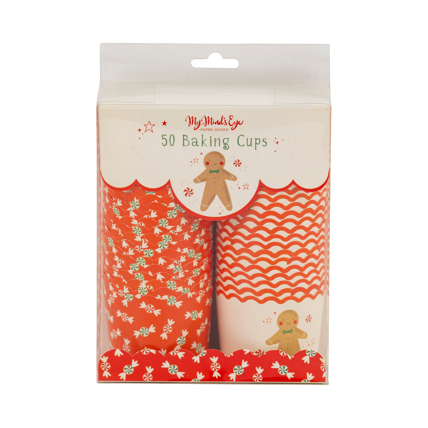 Gingerbread Candy Swirls 5 oz Baking Cups