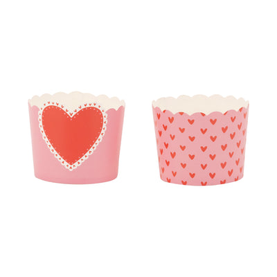 Heart Doily 5 oz Baking Cups