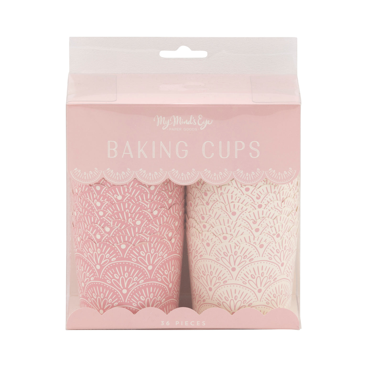 Pink Wave Pattern Baking Cup