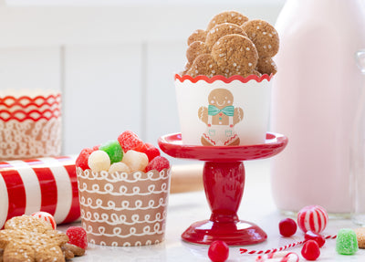 Happy Gingerbread Man 5 oz Baking Cups