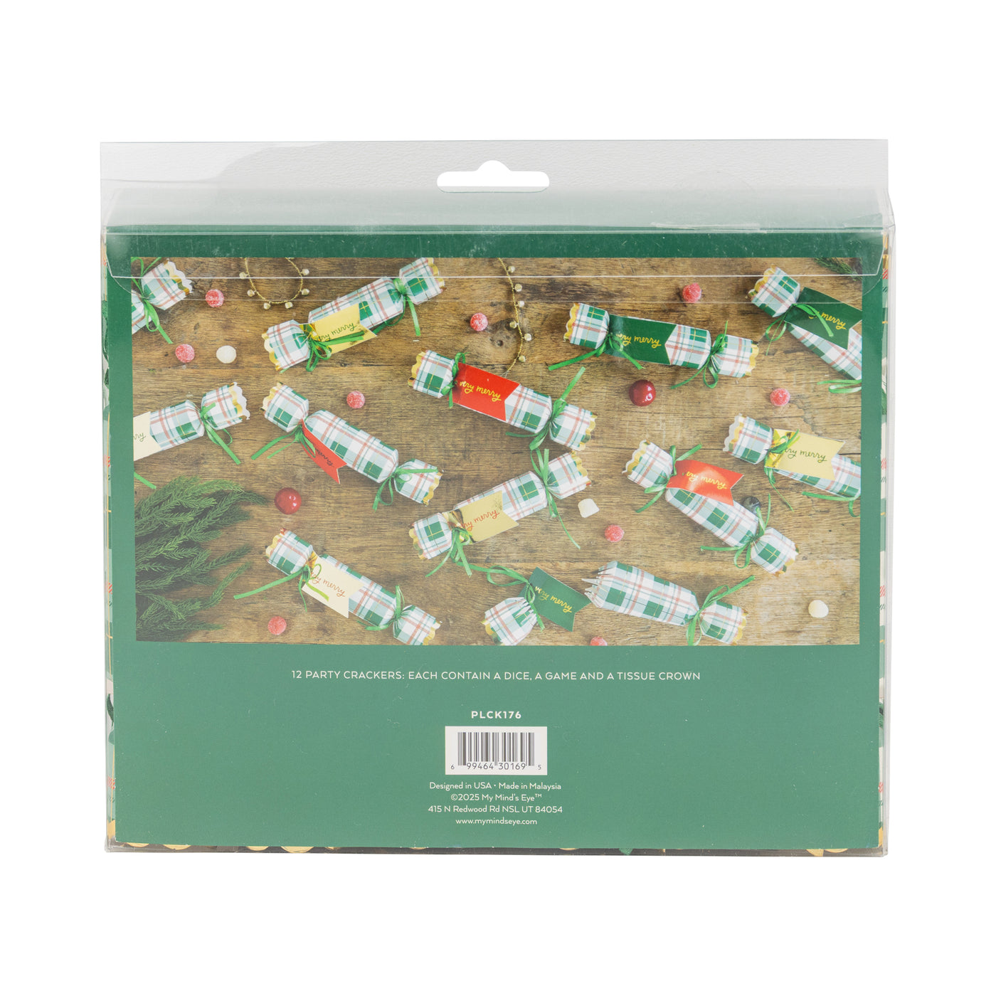 Christmas Plaid Crackers