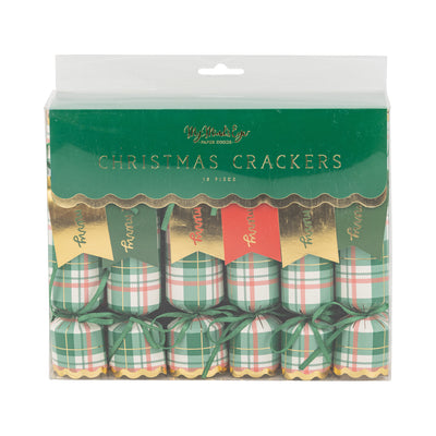 Christmas Plaid Crackers