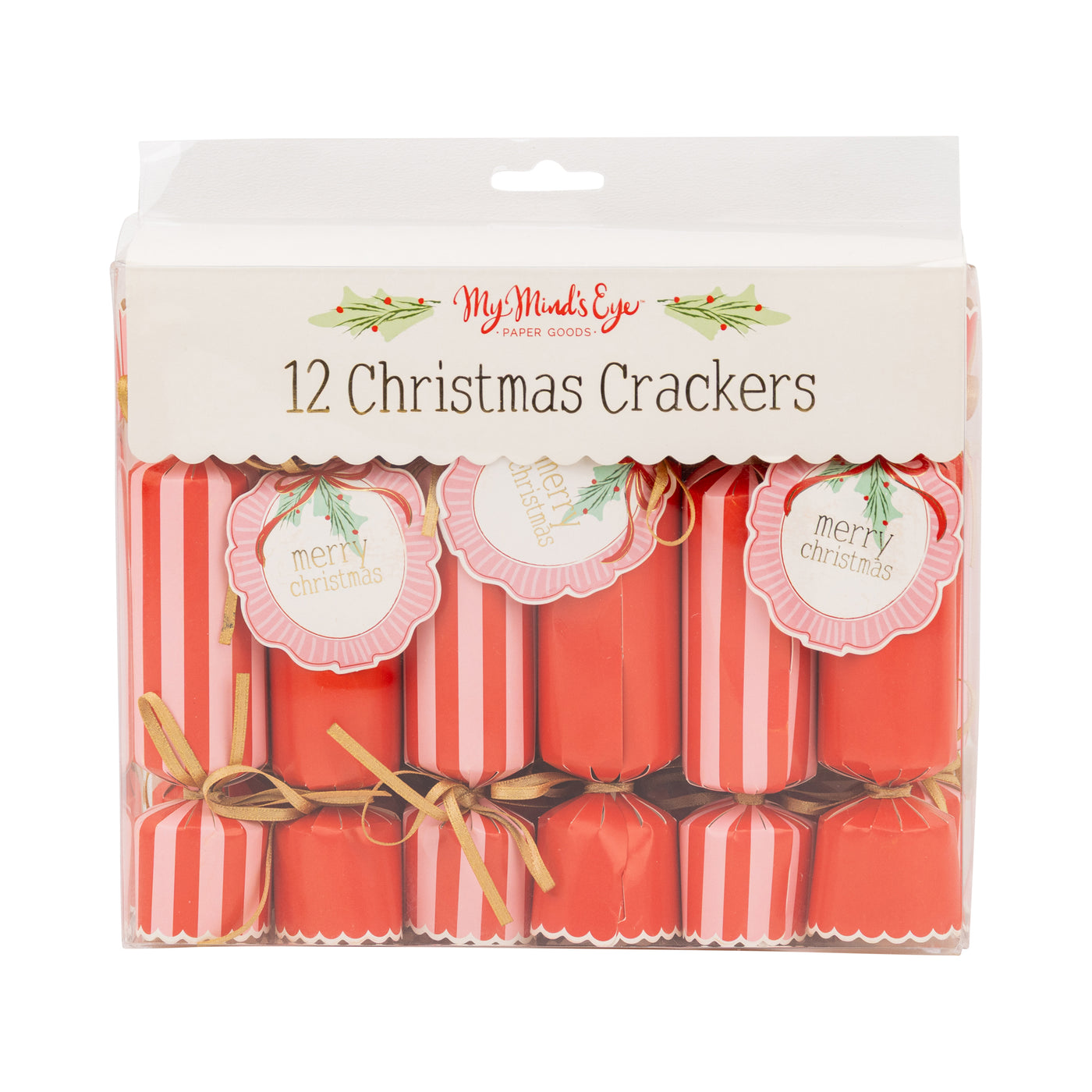 Red and Pink Crackers