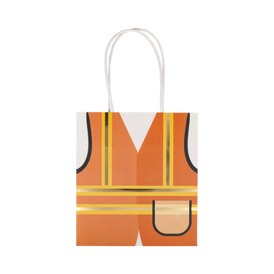 Construction Vest Treat Bag Set