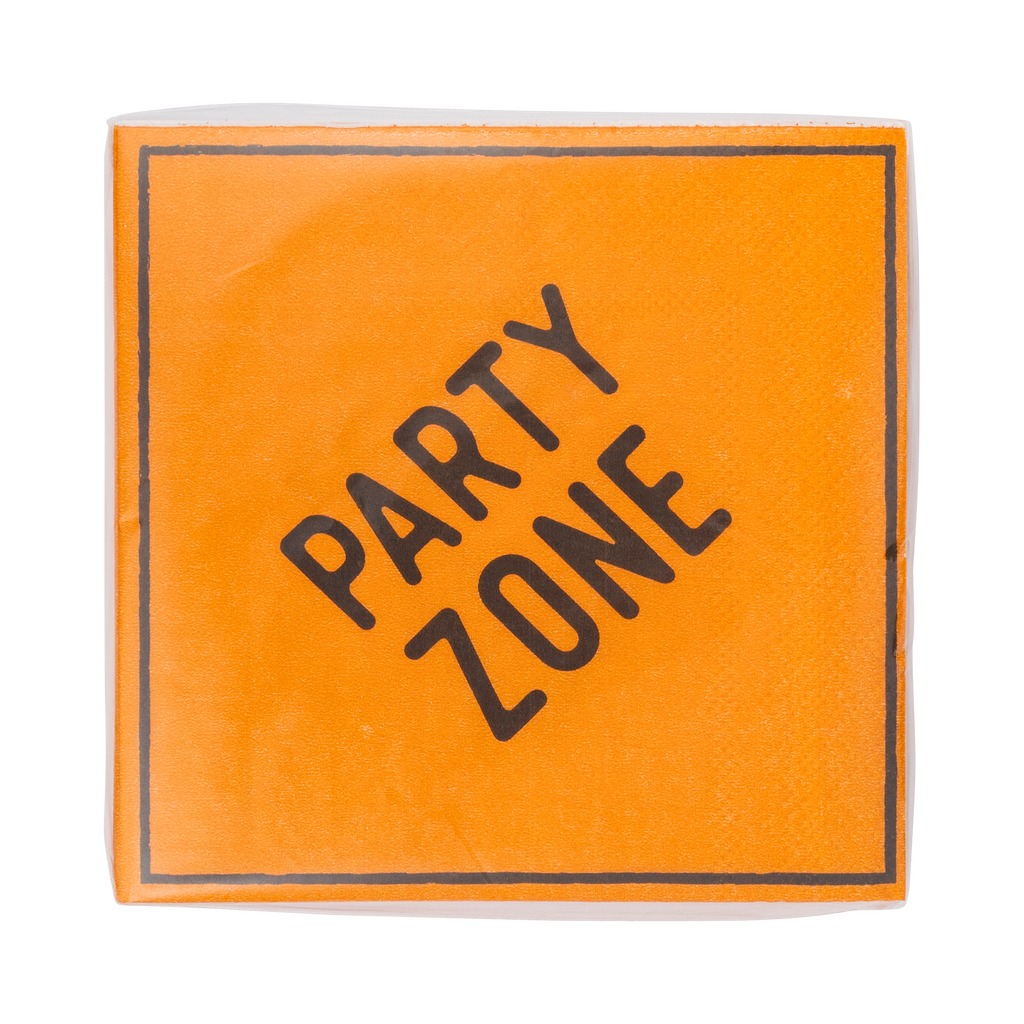 Construction Sign Cocktail Napkins - Thumbnail 3