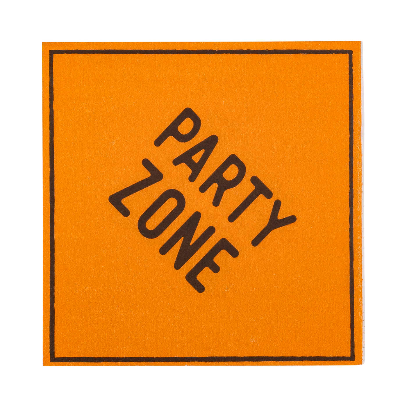 Construction Sign Paper Cocktail Napkin