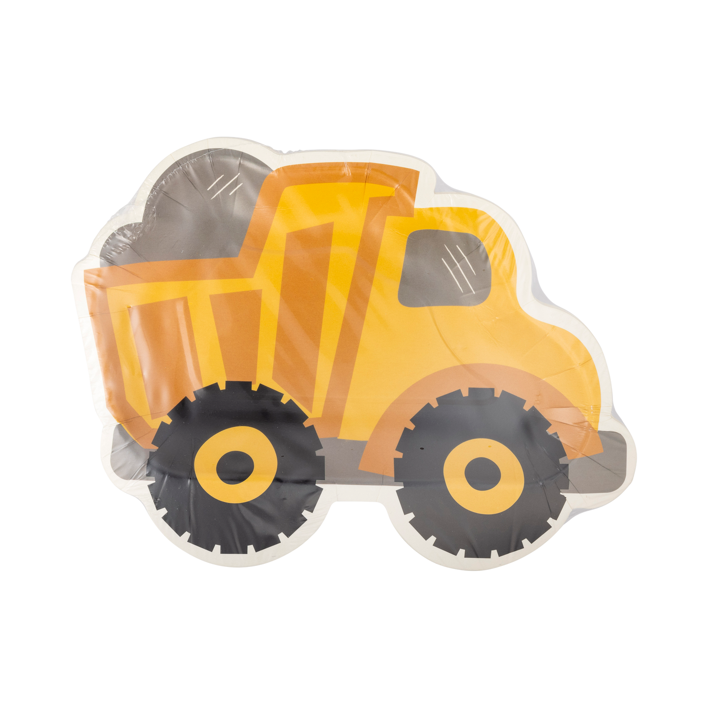 Construction Dump Truck Paper Plate