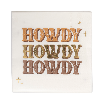 Cowboy Howdy Paper Napkin