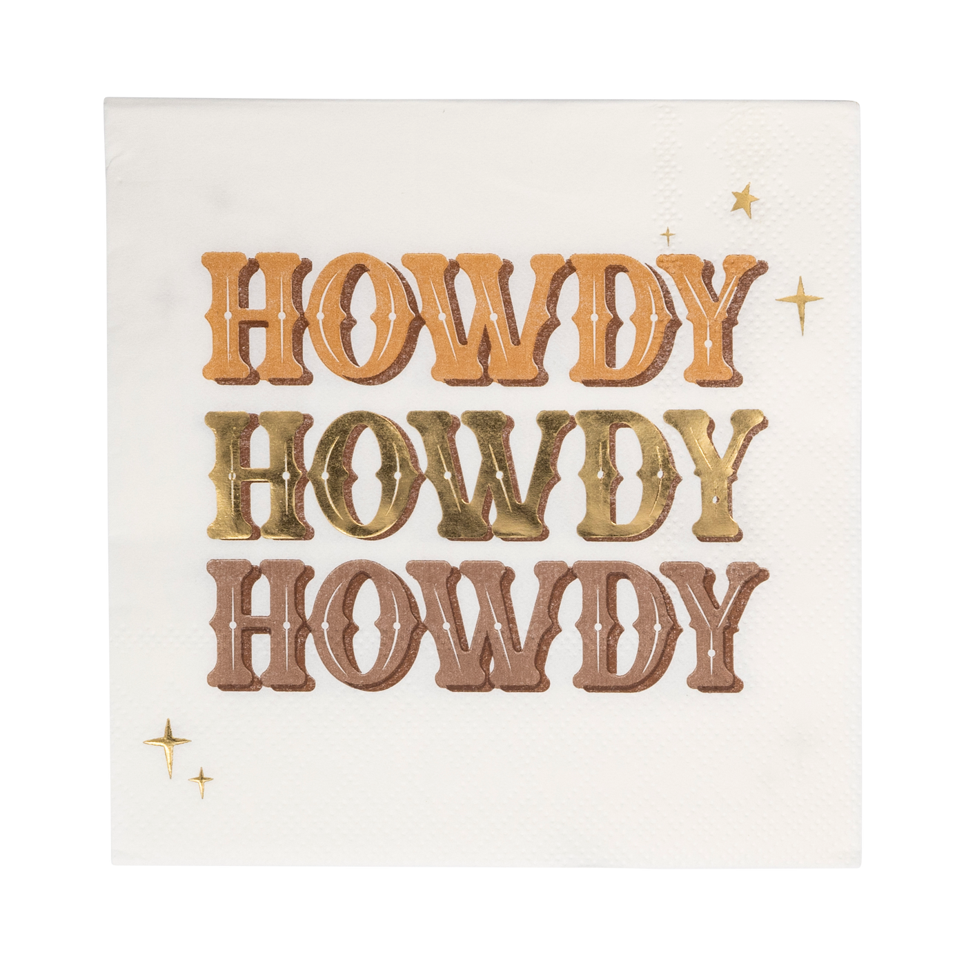 Cowboy Howdy Paper Napkin