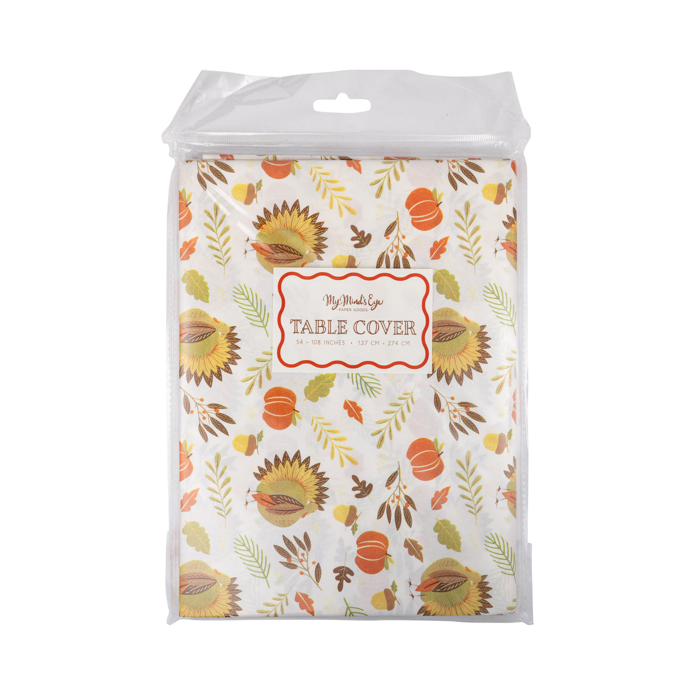 Harvest Paper Table Cover