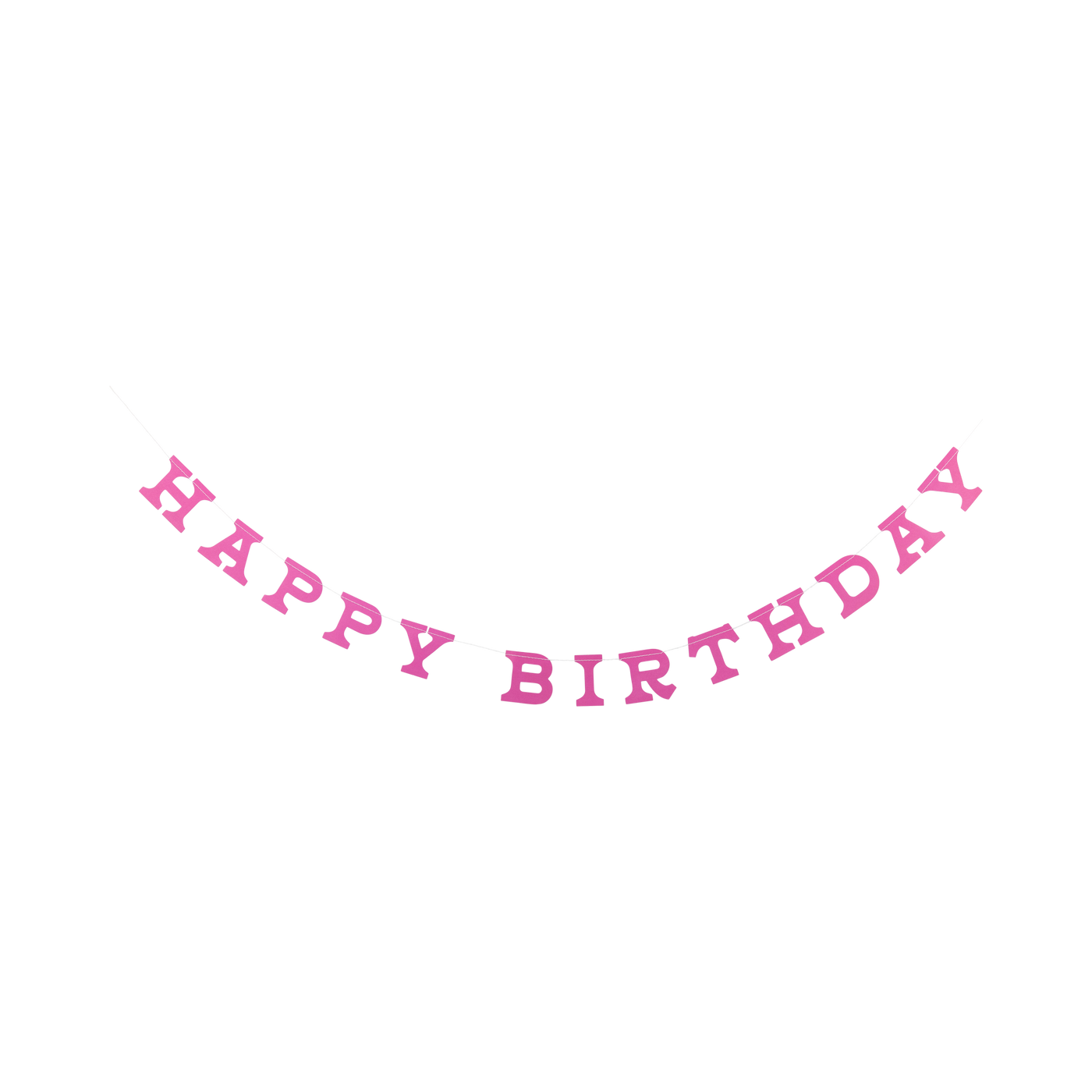 Cowgirl Happy Birthday Puffy Felt Banner