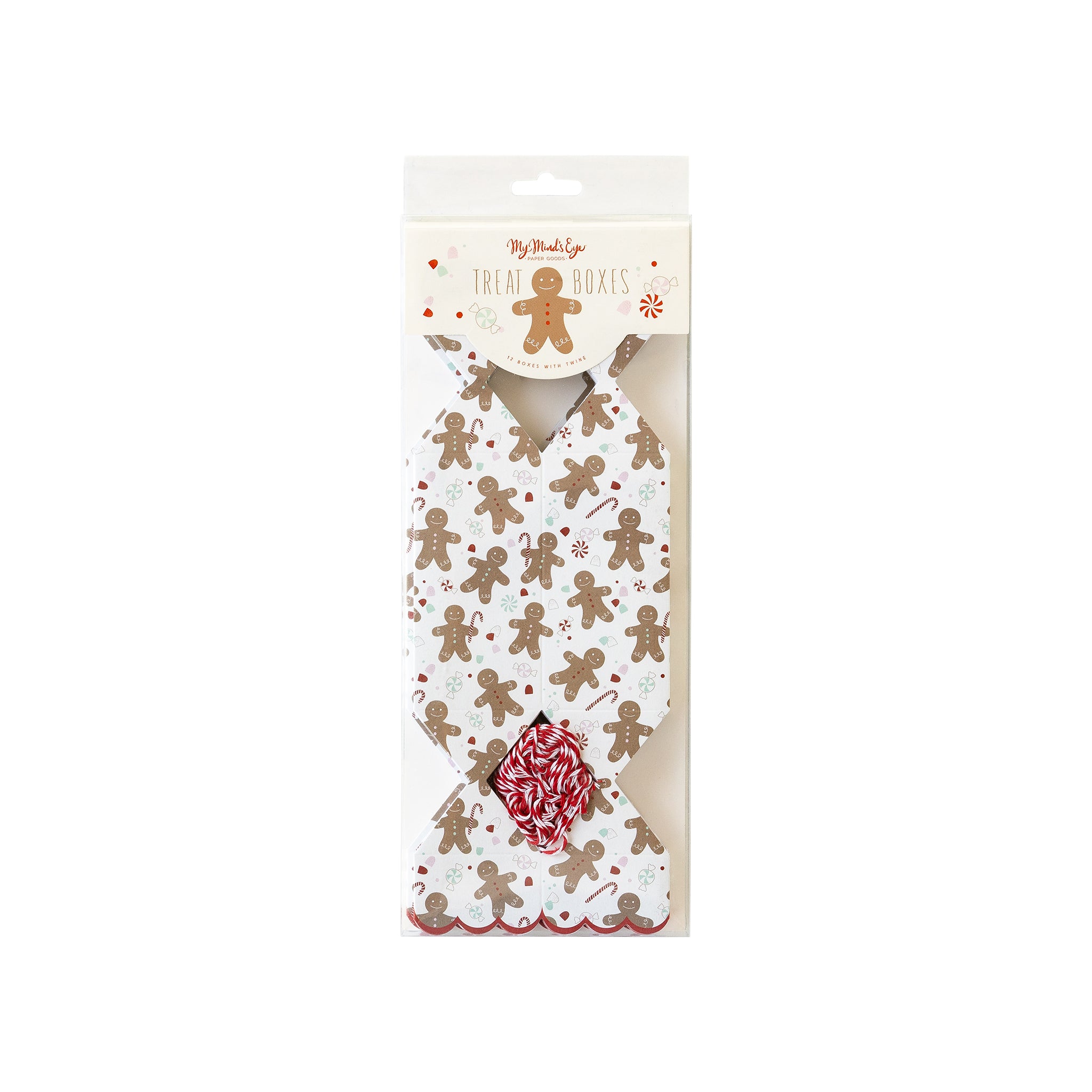 Gingerbread Men Treat Boxes.