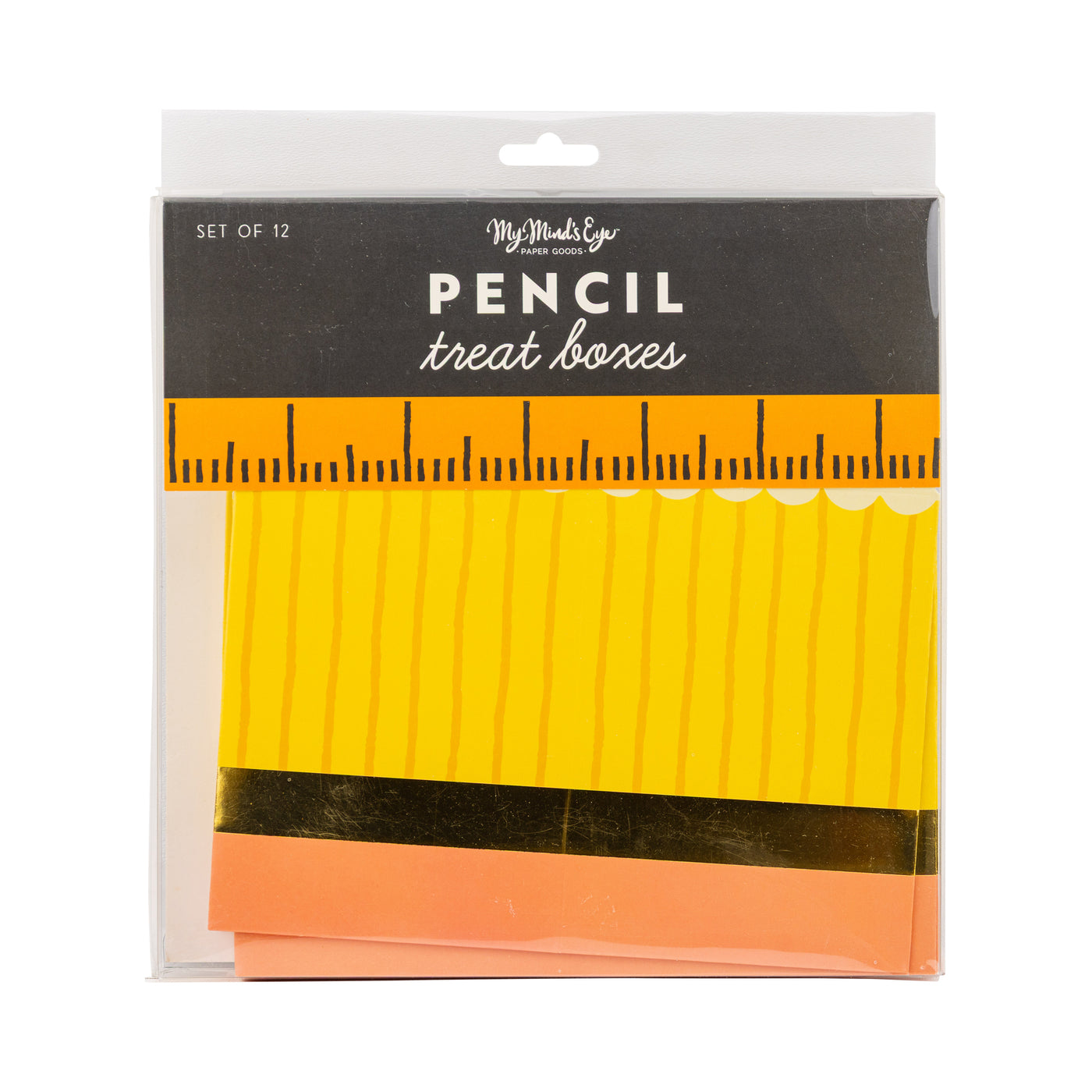 Pencil Shaped Treat Box (12 ct)