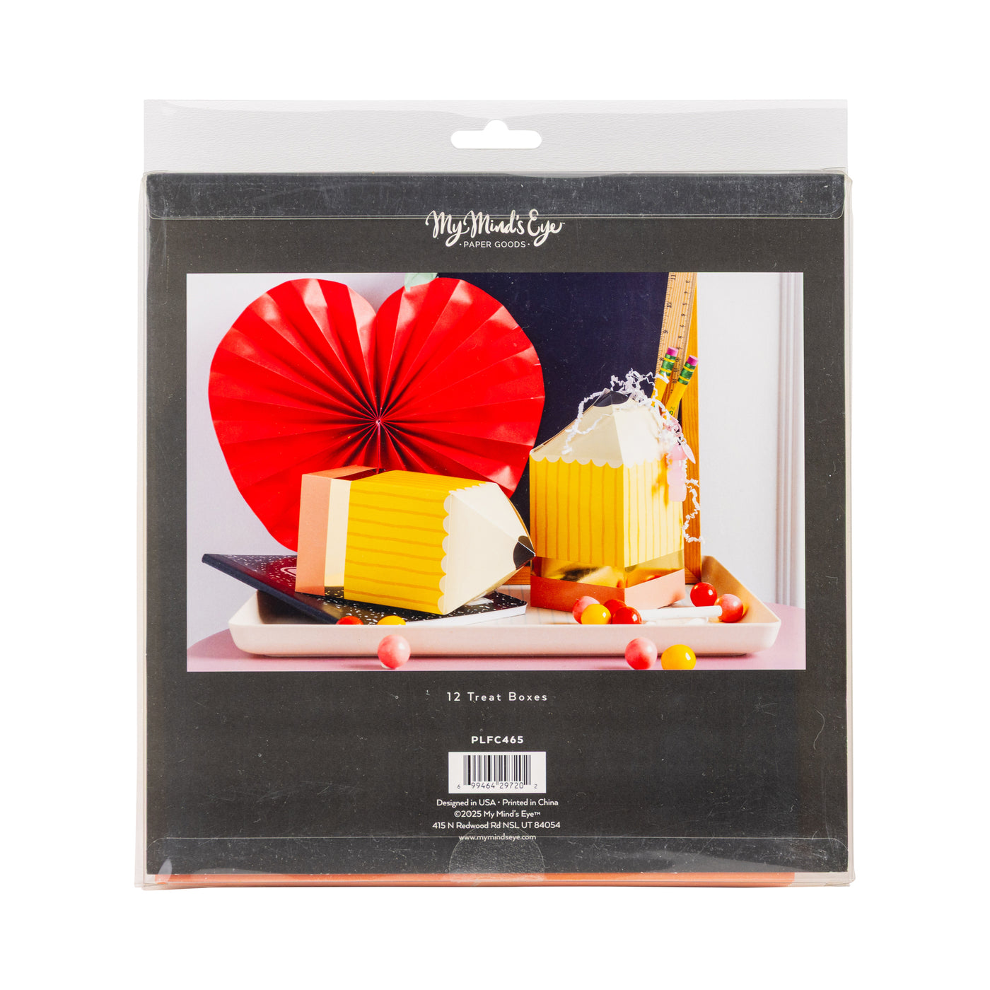 Pencil Shaped Treat Box (12 ct)