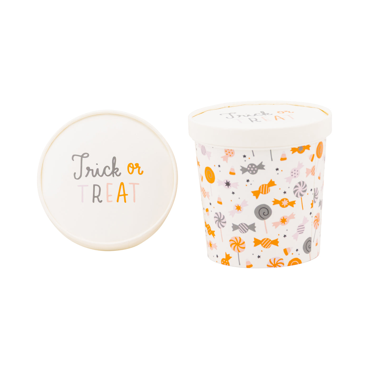 Halloween Candies Treat Cups with lids