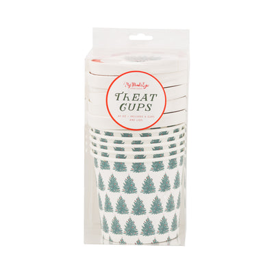 Christmas Tree Pattern Take Out Treat Cups