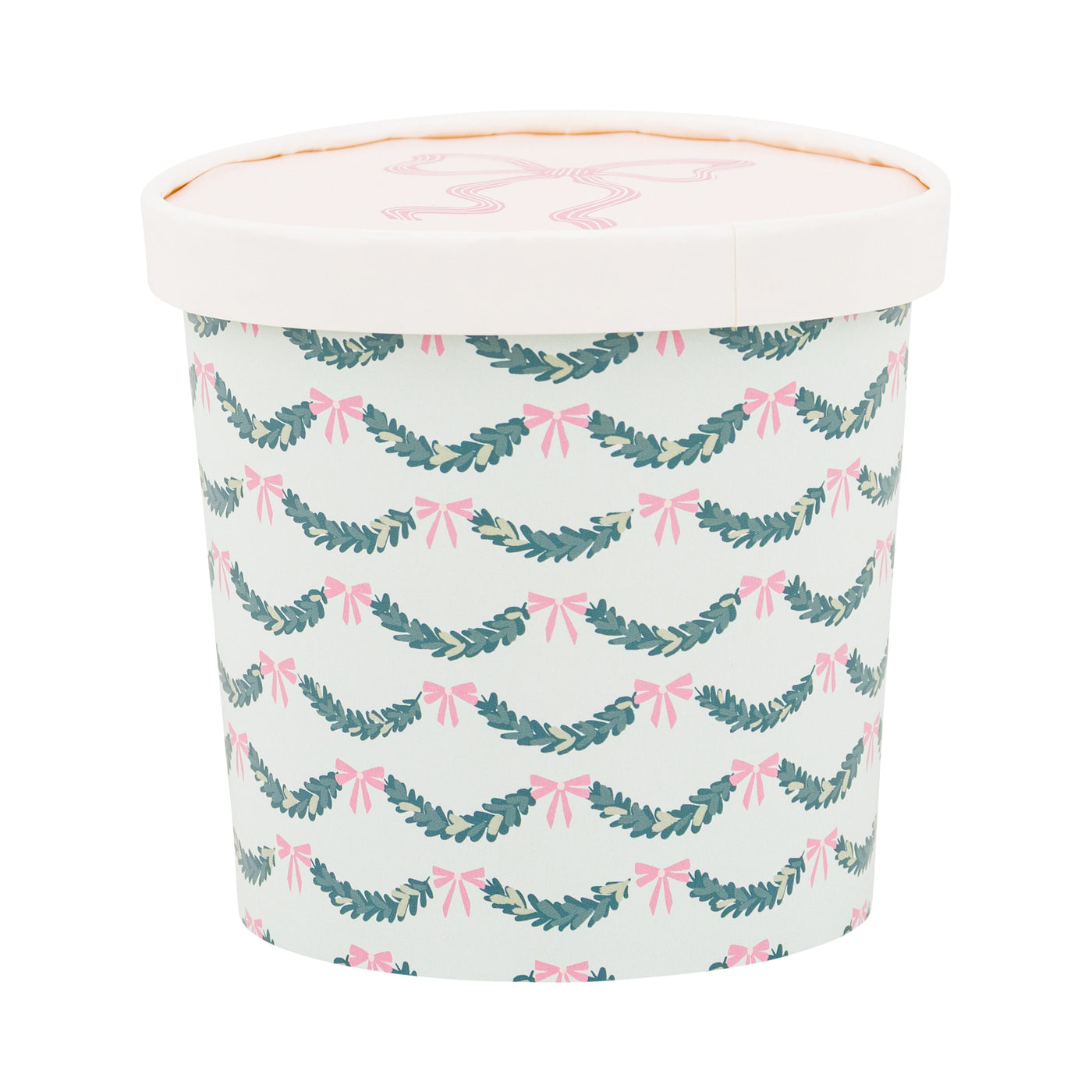 Pink Bow Take Out Treat Cups