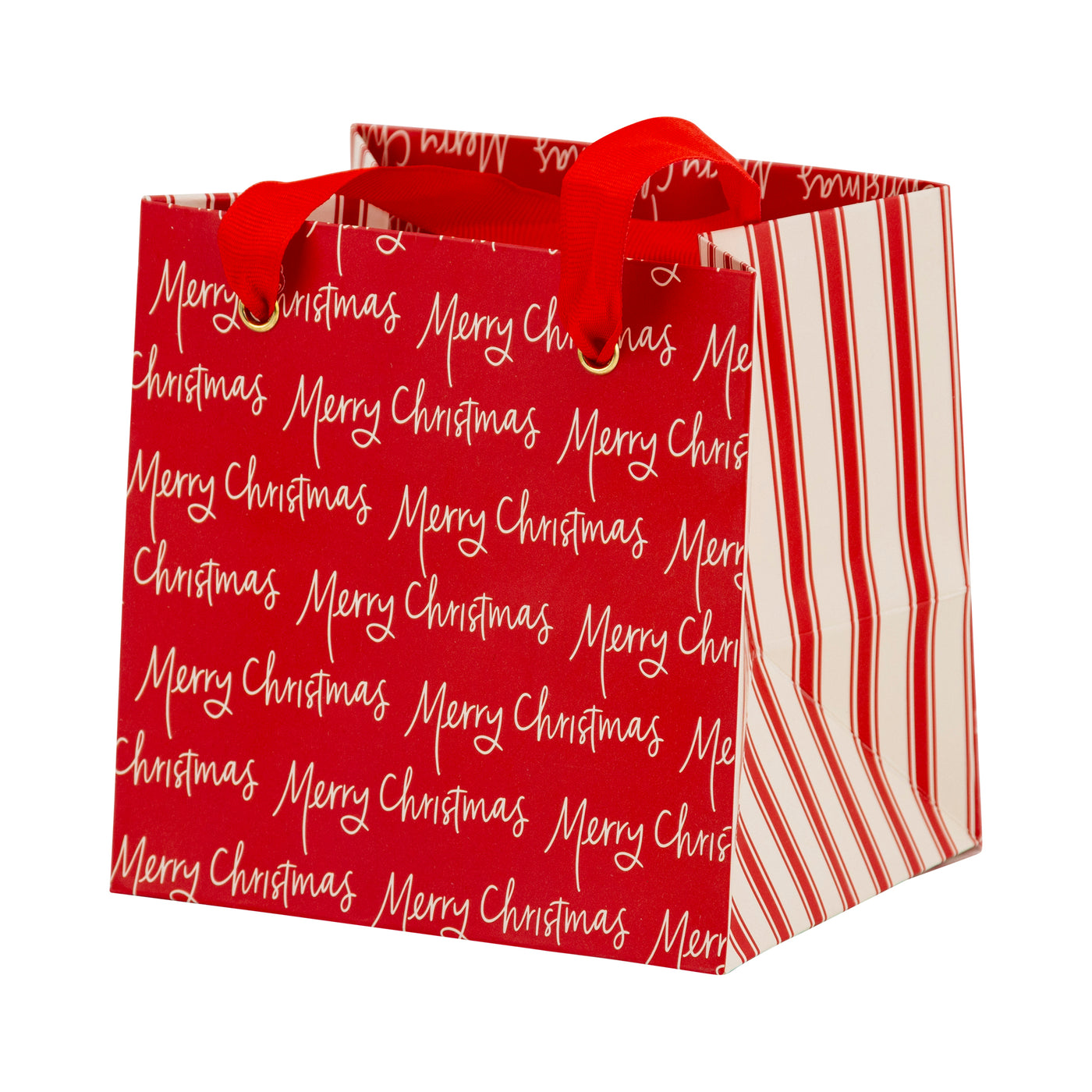 Script Presents Script Christmas Gift Bag Set for Holiday Presents.
