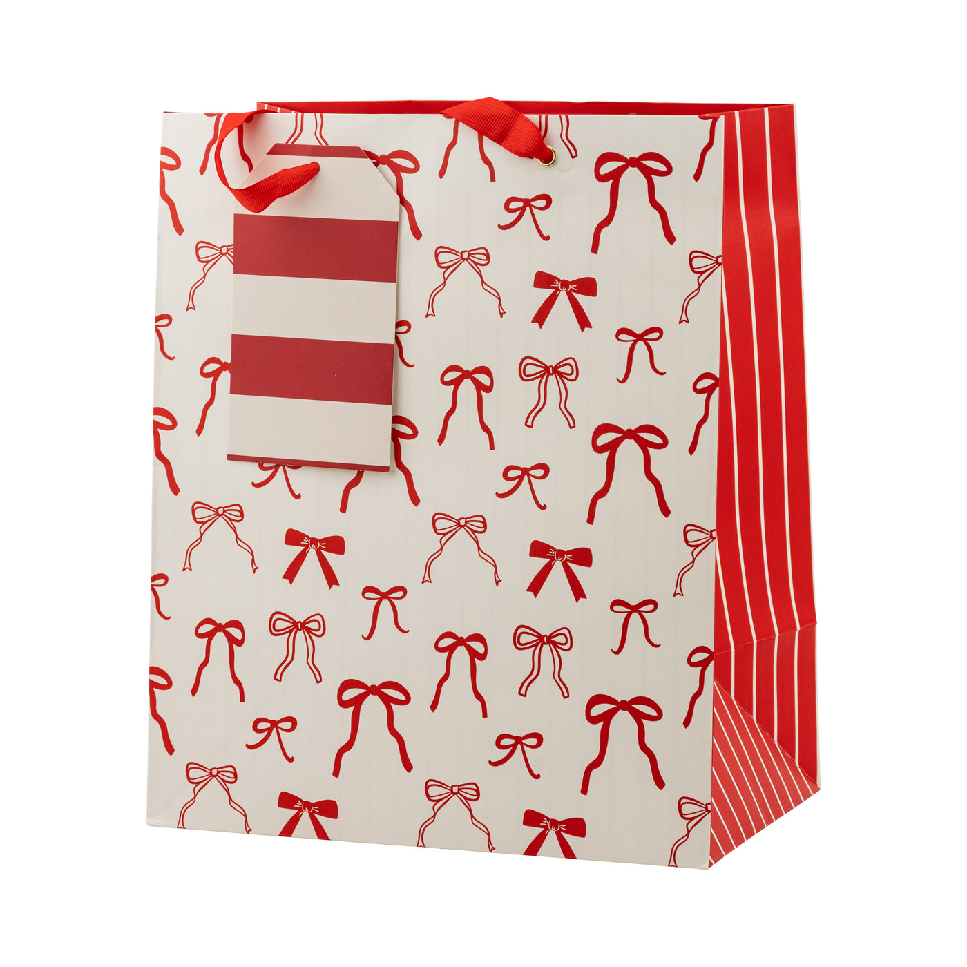 Christmas Bows Gift Bag Set