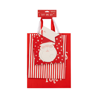 North Pole Christmas Gift Bag Set