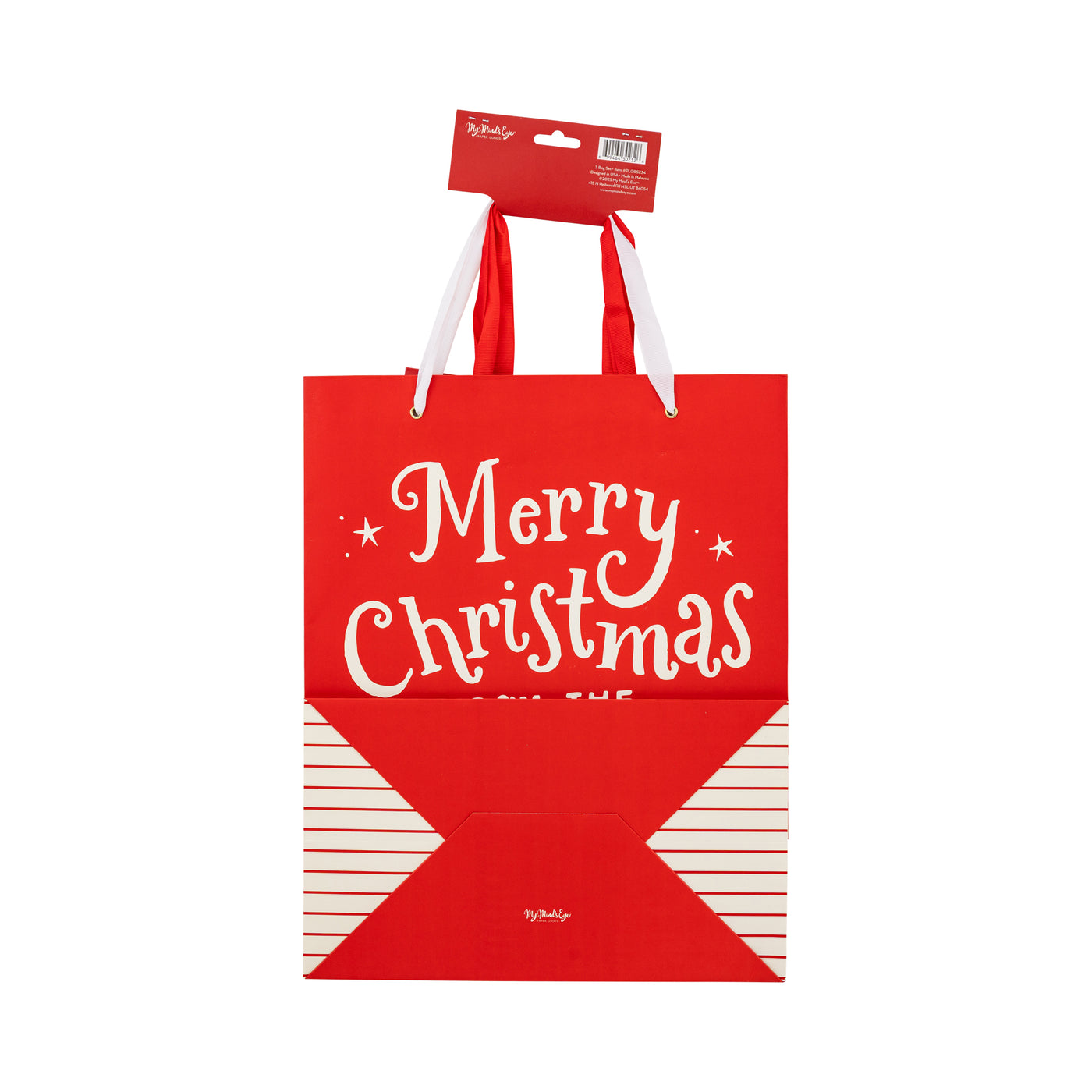 North Pole Christmas Gift Bag Set