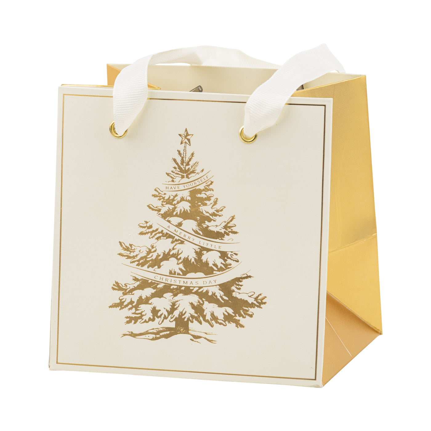 Gold Tree Gift Bag Set