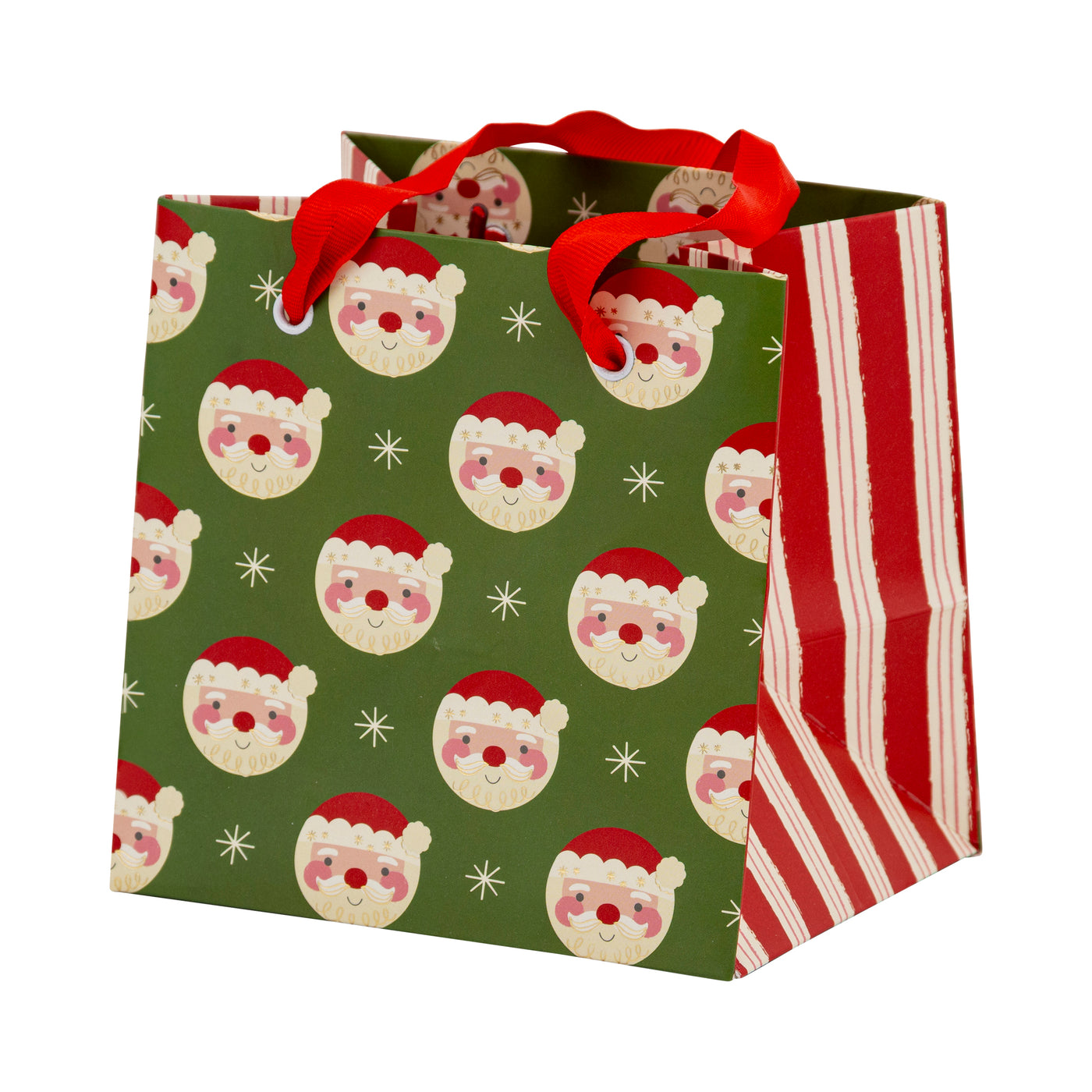 Santa Face Gift Bag Set