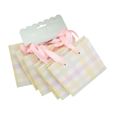 Spring Check Gift Bag Set