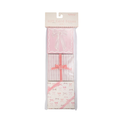 Pink Bows Gift Card Boxes