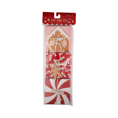 Gingerbread Swirl Gift Card Holder Box Set