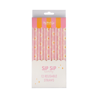 Disco Daisy Reusable Straws