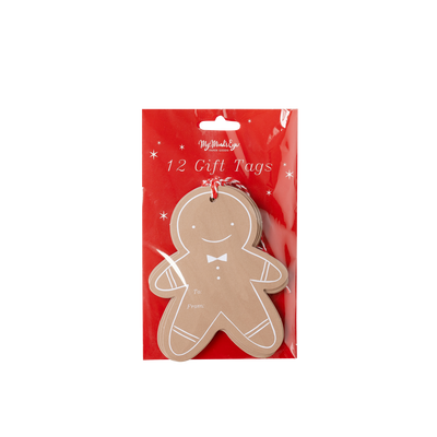 Gingerbread Man Tree Over-sized Tags