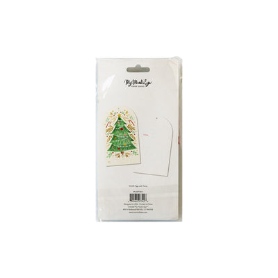 Golden Christmas Tree Over-sized Tags