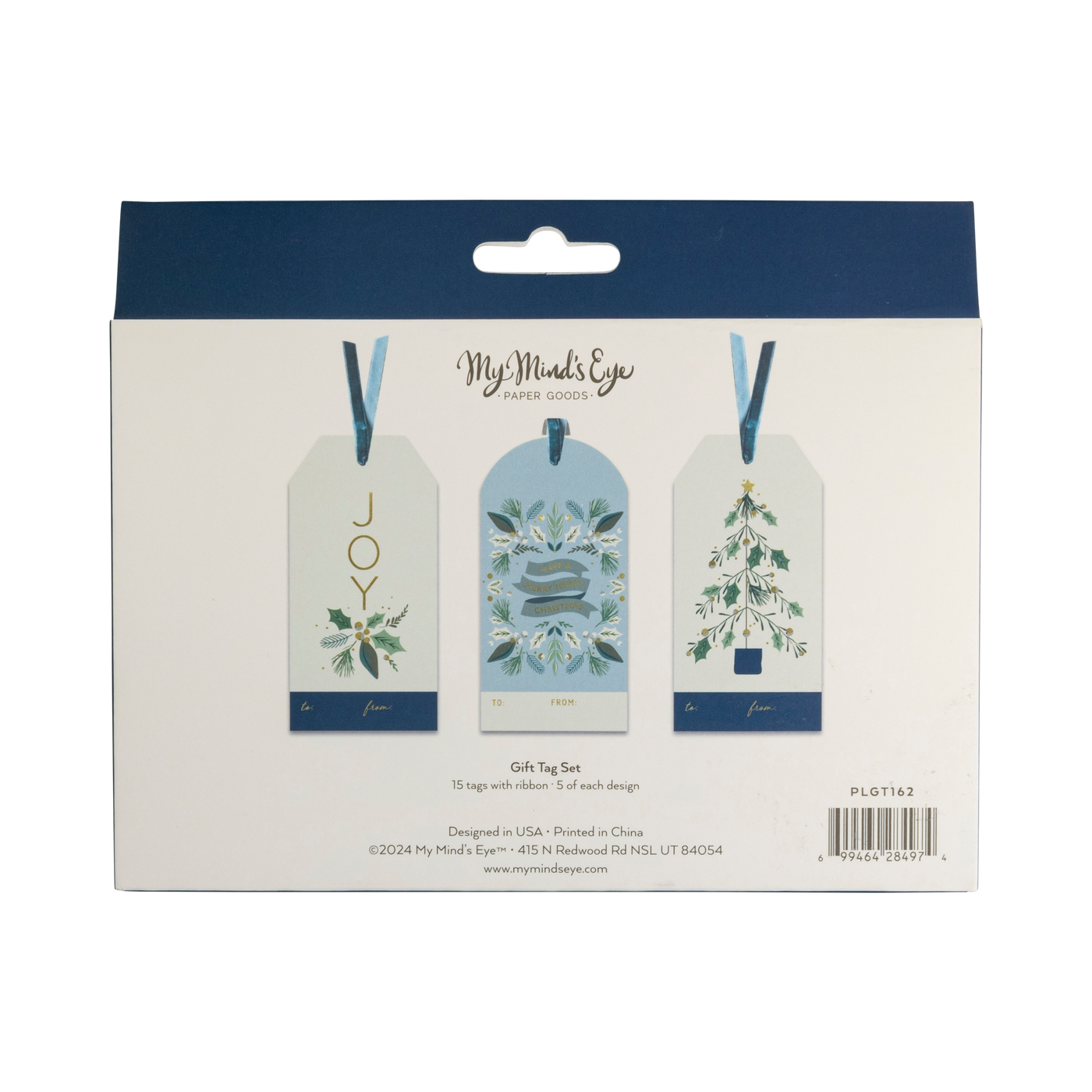 Winter Blues Tag Set