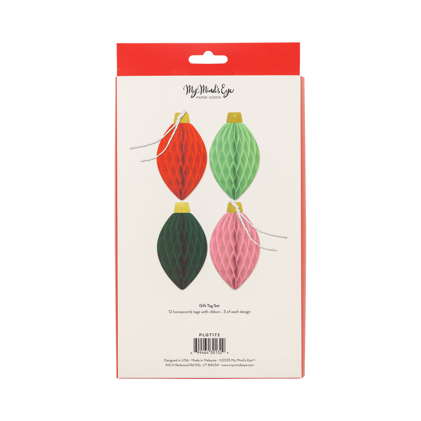 Honeycomb Light Bulb Tag Set