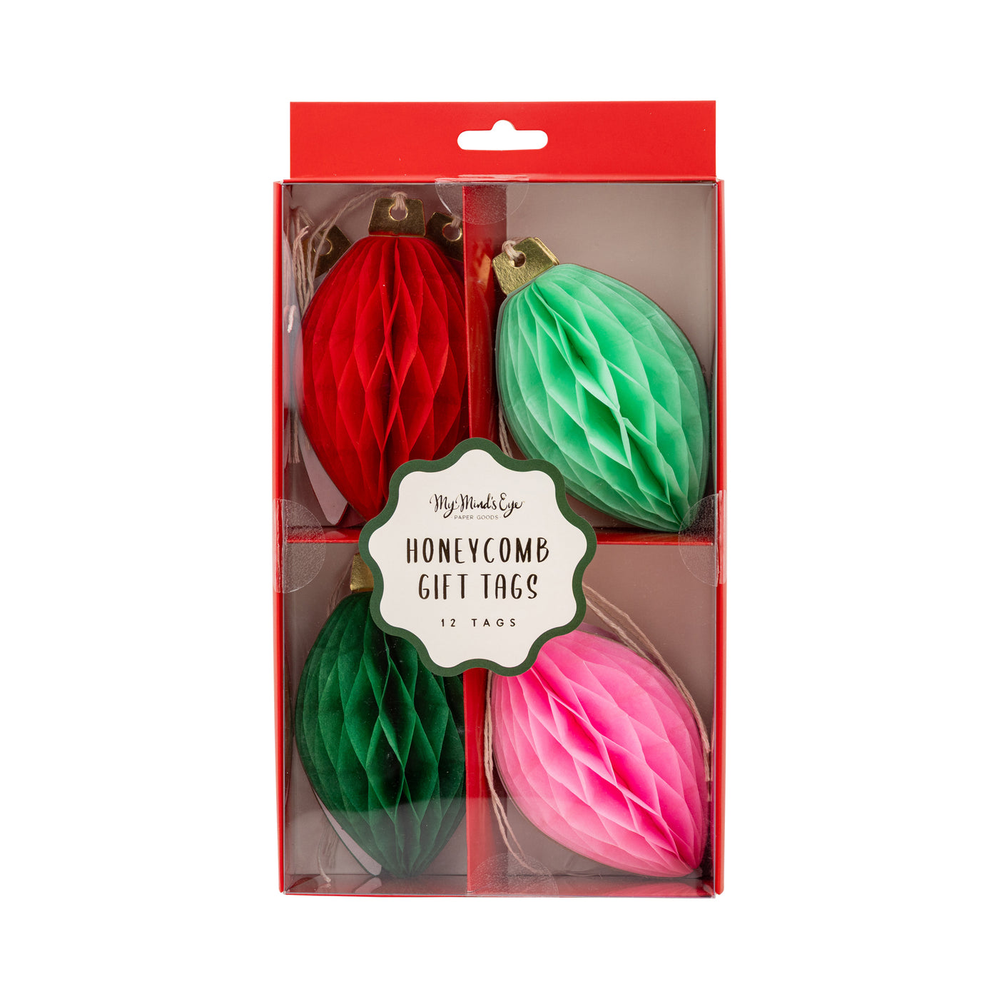 Honeycomb Light Bulb Tag Set