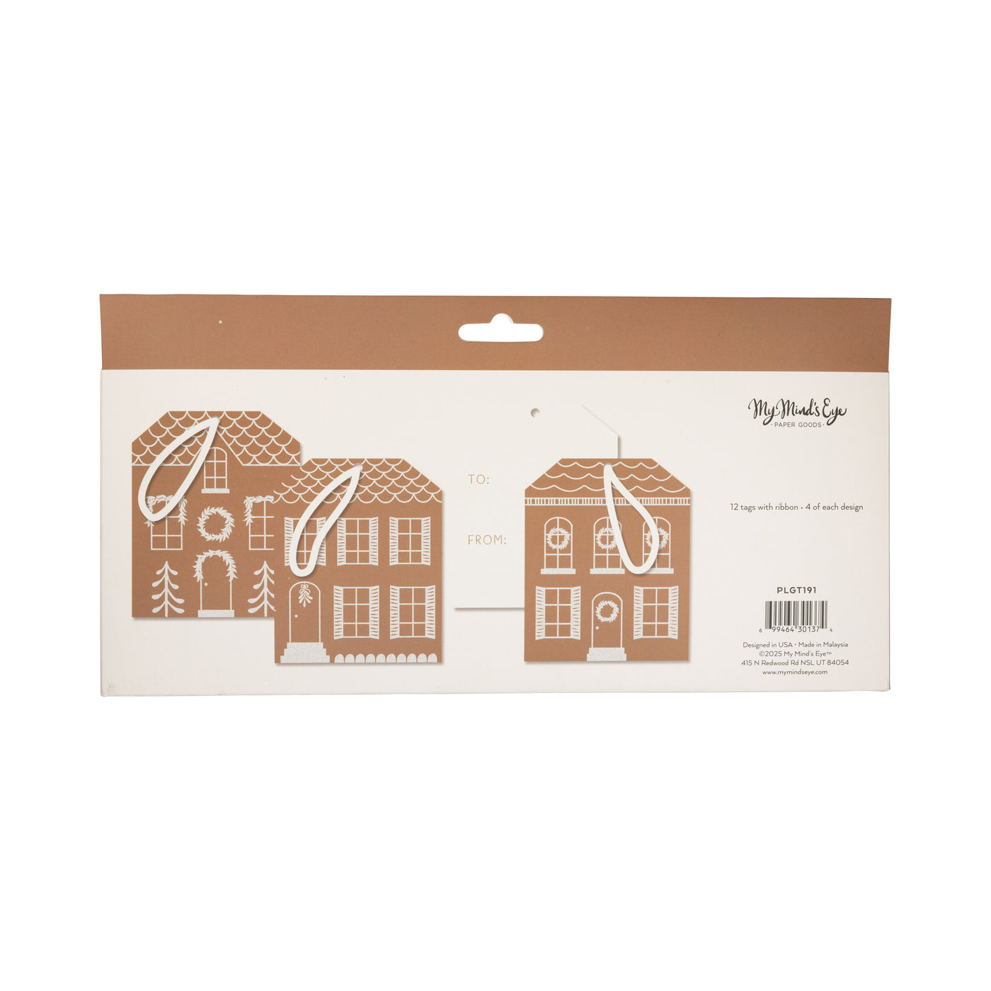 Gingerbread Houses Tag Set