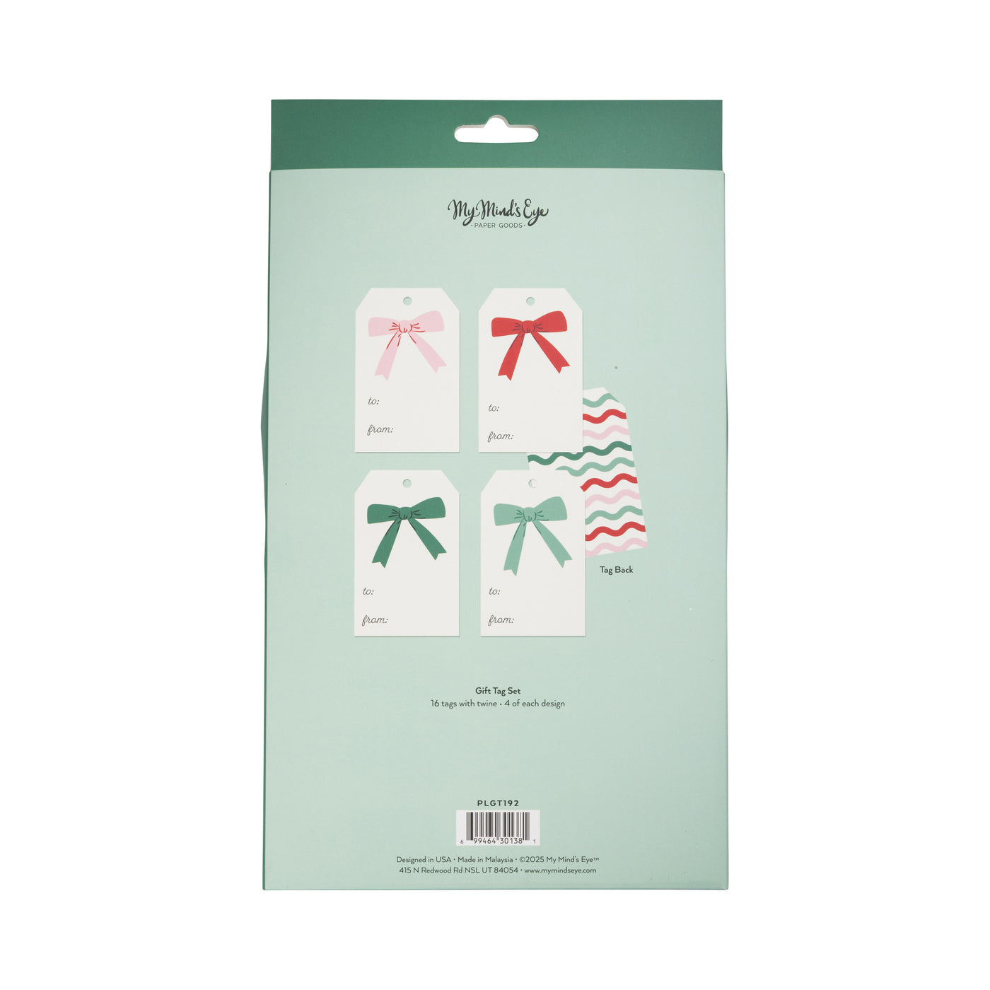 Bow Gift Tag Set