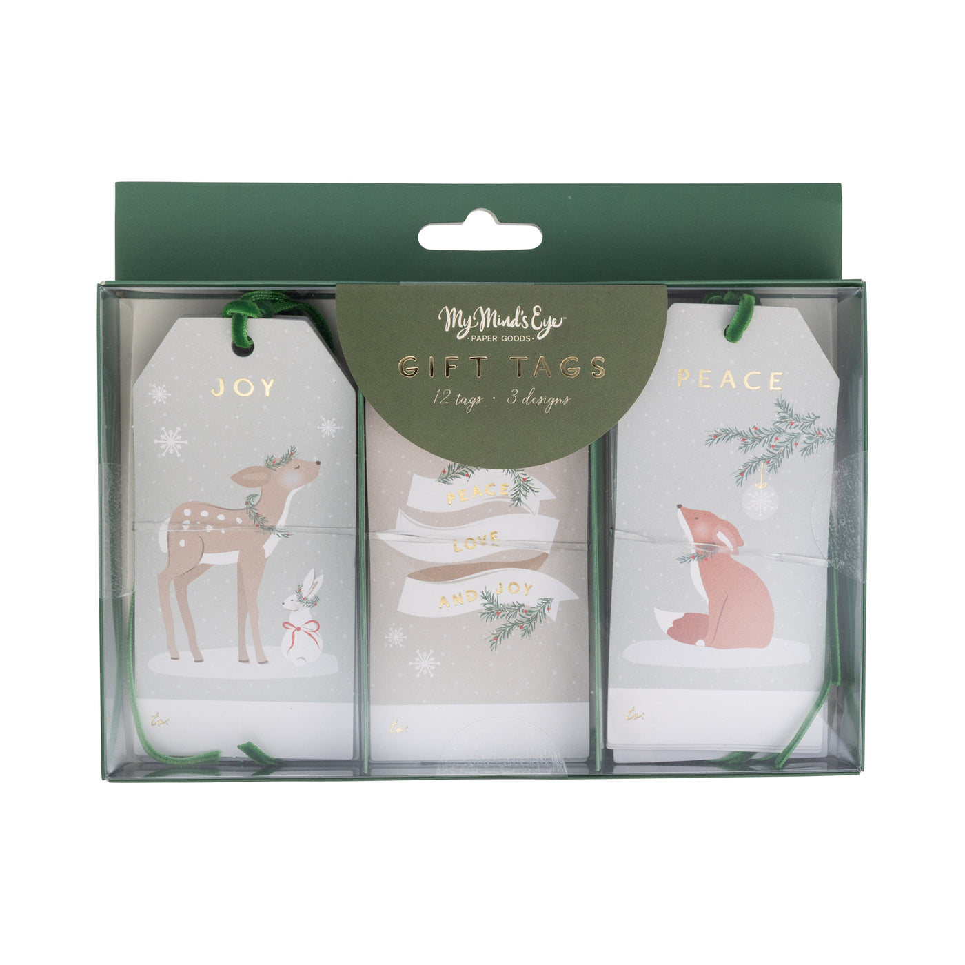 Woodland Christmas Tag Set
