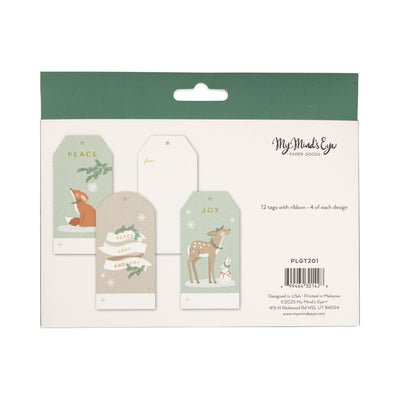 Woodland Christmas Tag Set