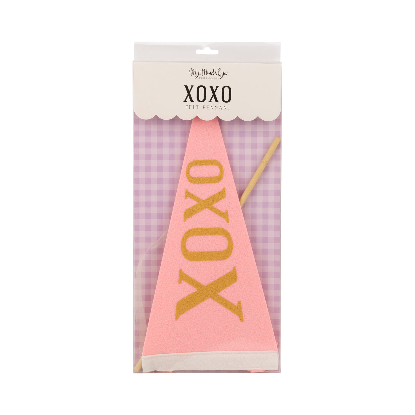 XOXO Felt Pennant Banner