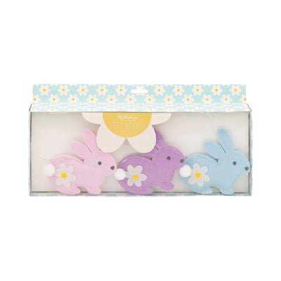 Puffy Felt Bunny Banner