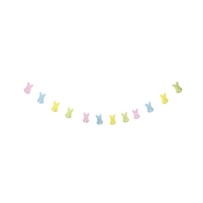 Puffy Felt Pastel Easer Bunny Banner