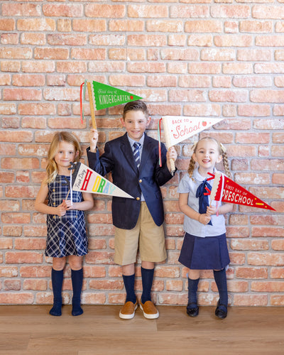 Back to School Ruler Felt Pennant Banner