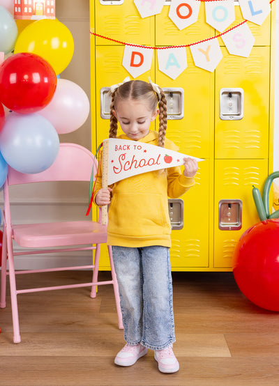 Back to School Ruler Felt Pennant Banner