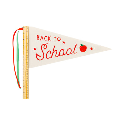 Back to School Ruler Felt Pennant Banner