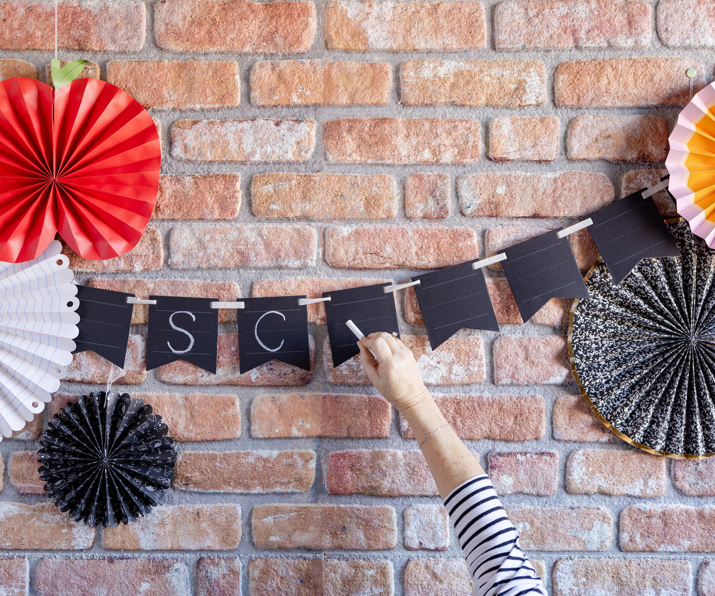 Chalkboard Writable Paper Banner