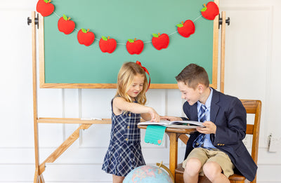Puffy Felt Apple Banner